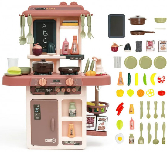 Детская кухня с паром, музыкой и светом