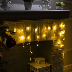 Электрогирлянда-бахрома с переходником - Фото 1