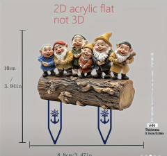 Фигурка акриловая «Веселые гномики» - Фото 2