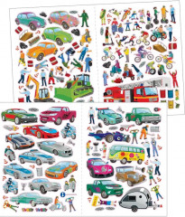 Транспорт. Металлик наклейки - Фото 1