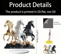 Акриловая фигурка 3 коня - Фото 2