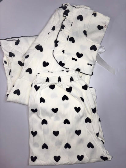 Комплект-двойка женская «Большое чёрное сердце»