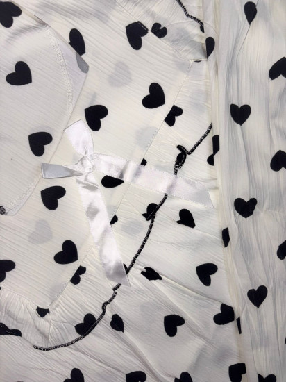 Комплект-двойка женская «Большое чёрное сердце»