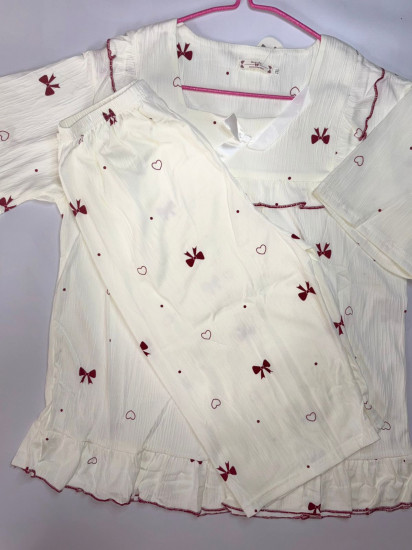 Пижама-двойка «Красные бантики»