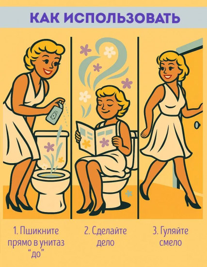 Нейтрализатор запаха «До туалета»