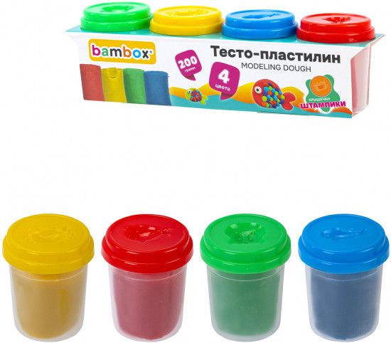 Тесто-пластилин для лепки супер пластичное