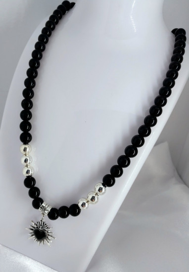 Колье с кулоном женское «Парижанка»