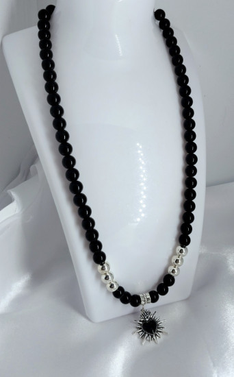 Колье с кулоном женское «Парижанка»