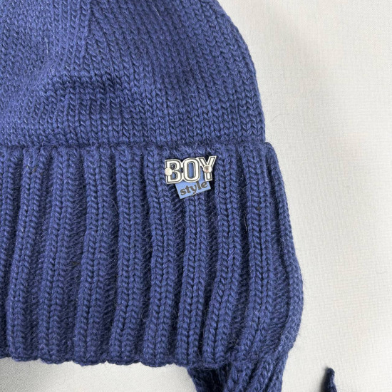 Детский зимний комплект шапка со снудом для мальчиков