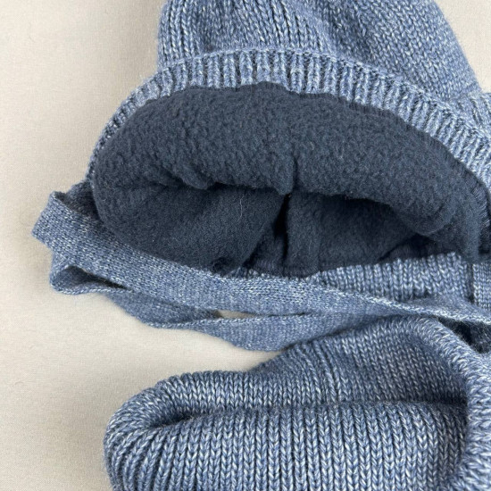 Детский зимний комплект шапка со снудом для мальчиков