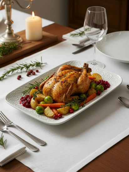 Блюдо для сервировки «Розы»