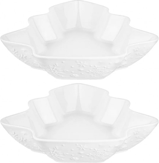 Набор блюд-шубниц глубоких «Снежинки»