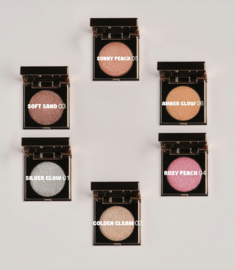 Тени-спарклы для век, оттенок 05 Sunny Peach