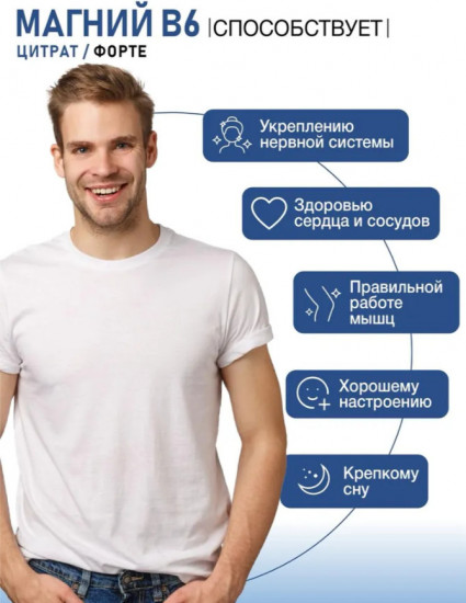 Таблетки «Магний цитрат В6»