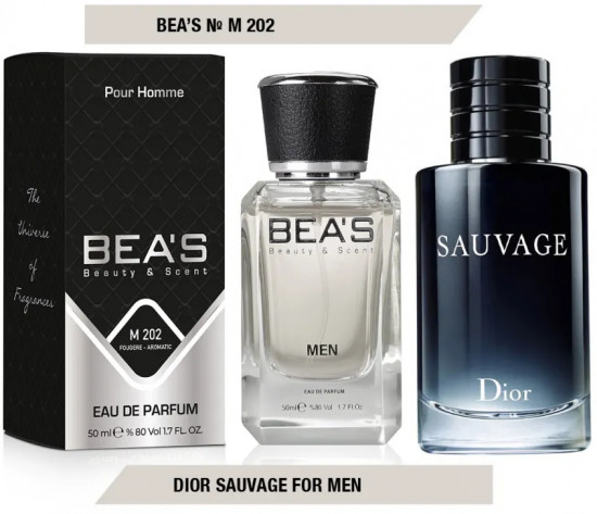 Парфюмированная вода по мотивам Dior Sauvage «M202»