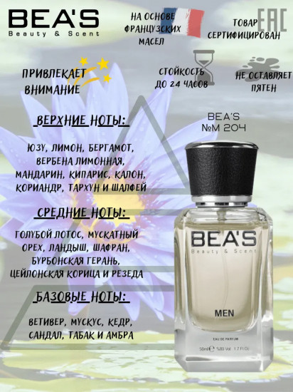 Парфюмированная вода по мотивам Issey Miyake L'eau D'Issey «M204»