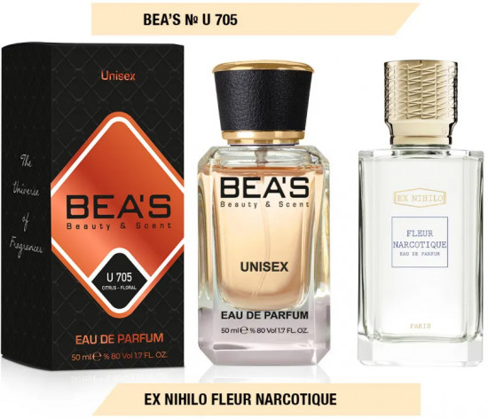 Парфюмированная вода по мотивам Ex Nihilo Fleur Narcotique «U705»