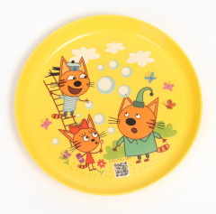 Тарелка детская «Три кота» - Фото 1