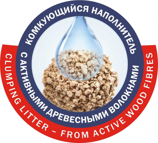 Наполнитель для кошачьего туалета комкующийся