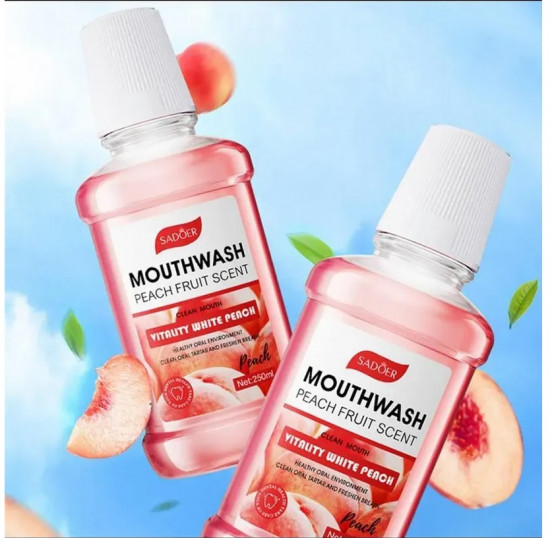 Ополаскиватель для полости рта с ароматом персика «Mouthwash Peach Fruit Scent»