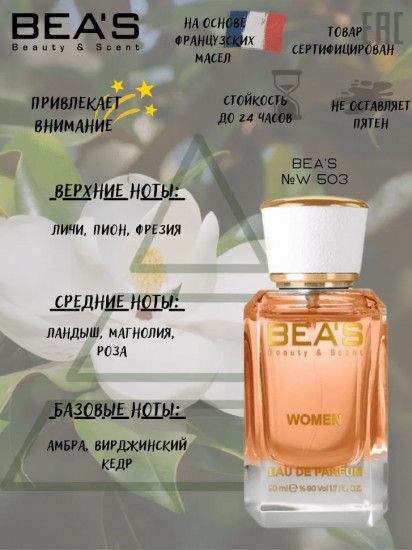 Парфюмированная вода по мотивам Chloe Eau De Parfum «W503»