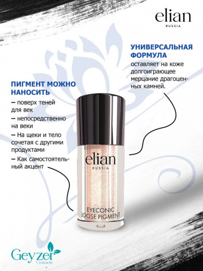 Тени рассыпчатые для век «Eyeconic Loose Pigment», оттенок 21 Interstellar