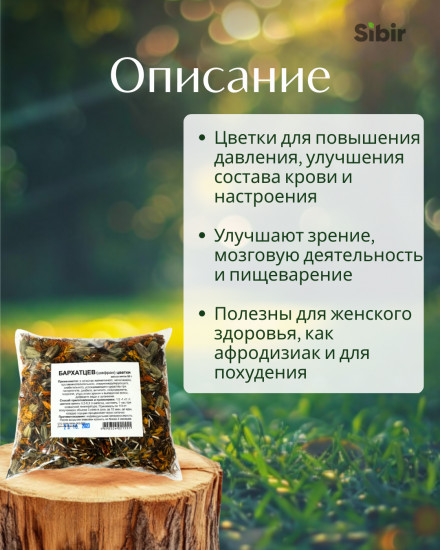 Бархатцев (шафран) цветки