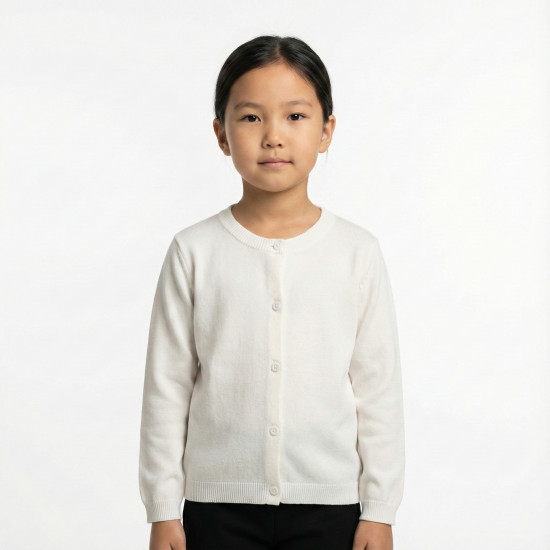 Детский вязаный кардиган на пуговицах