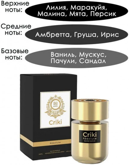Вода парфюмерная «Criki Absolute»