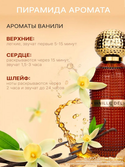 Туалетная вода «Arome Boutique Vanille Delicate»