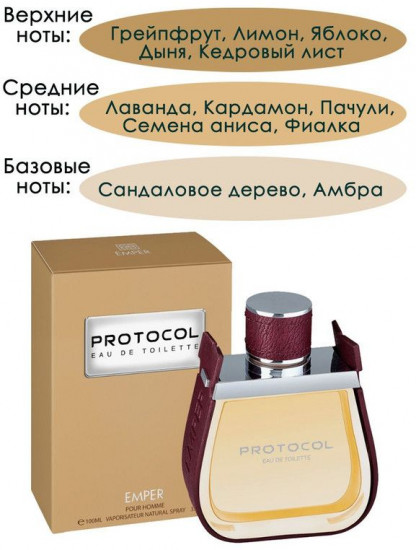 Туалетная вода «Protocol»