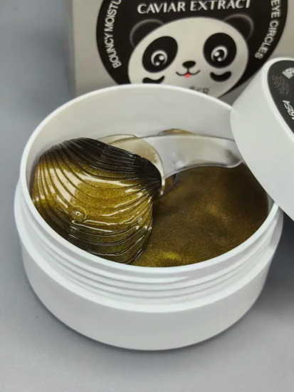 Гидрогелевые патчи для глаз с экстрактом чёрной икры «Eye Mask caviar exart»
