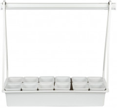 Подставка для светильника с набором кашпо - Фото 1