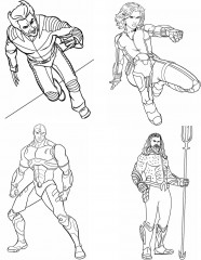 Детская раскраска «Супергерои» - Фото 1