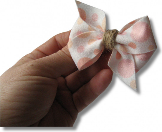 Бантики на зажимах для волос ручной работы «Pastel bows collection»