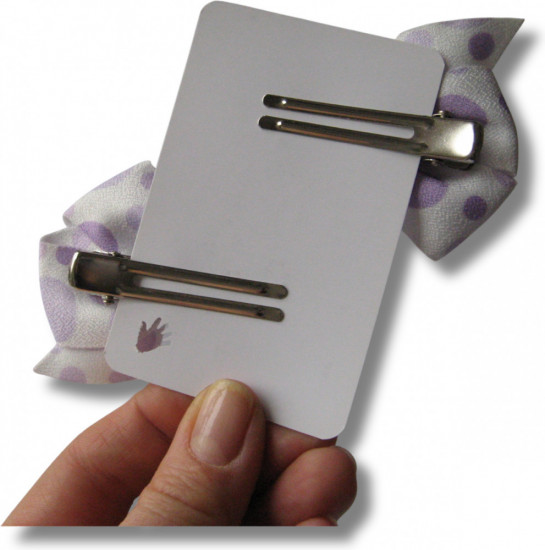 Бантики на зажимах для волос ручной работы «Pastel bows collection»