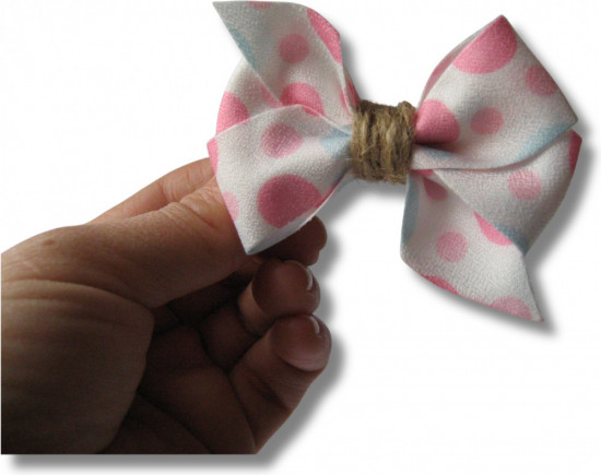 Бантики на зажимах для волос ручной работы «Pastel bows collection»