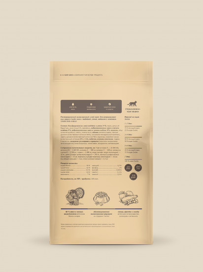 Сухой корм для стерилизованных кошек 4 вида мяса с бурым рисом «Skin&Coat Care»