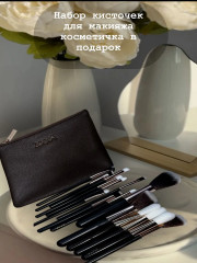 Набор кистей для макияжа с косметичкой - Фото 3