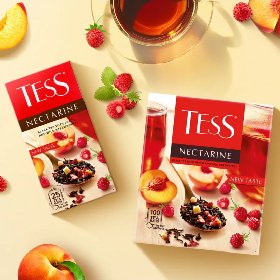 Чай черный с персиком и нектарином «Nectarine»