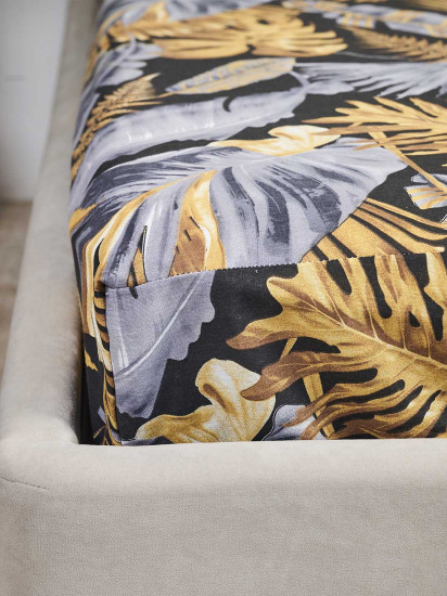 Простыня на резинке «Золотые джунгли»