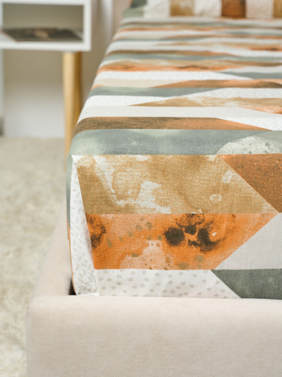 Простыня на резинке «Осколки осени»