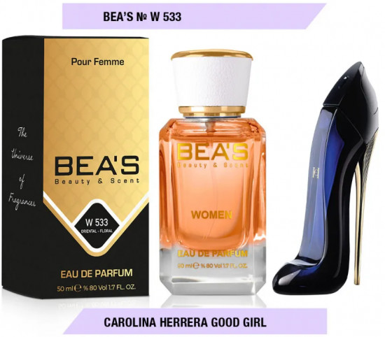 Парфюмированная вода по мотивам Carolina Herrera Good Girl «W533»