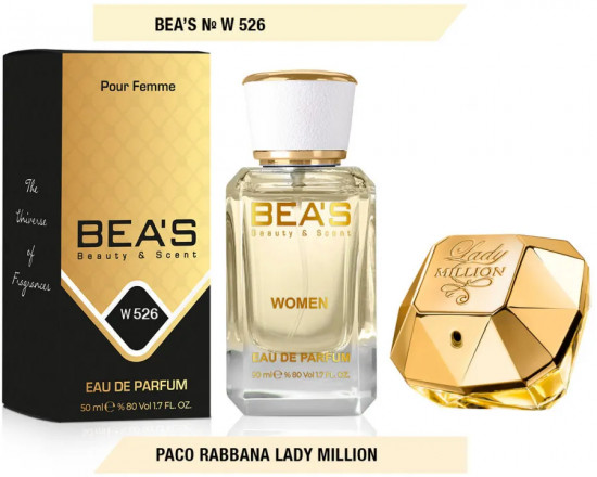 Парфюмированная вода по мотивам Paco Rabanne Lady Million «W526»