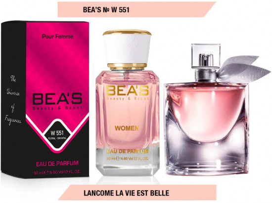 Парфюмированная вода по мотивам Lancome La Vie Est Belle «W551»