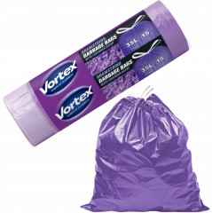 Пакеты для мусора с затяжками с ароматом лаванды - Фото 1