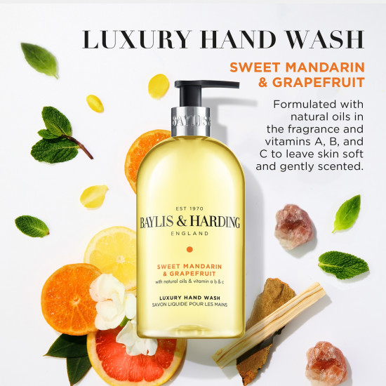 Мыло для рук жидкое «Sweet Mandarin & Grapefruit. Сладкий мандарин и грейпфрут»