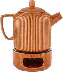 Чайник заварочный с подставкой для подогрева «Арт-деко» - Фото 1