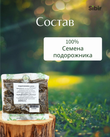 Подорожника семена