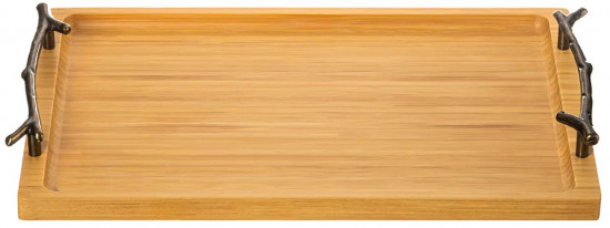 Поднос с металлическими ручками